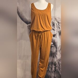 Women's Mustard Jumpsuit